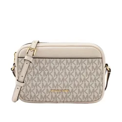 Túi Đeo Chéo Nữ Michael Kors MK Small Signature Logo Camera Crossbody Bag 35R6GTVC5B Màu Trắng