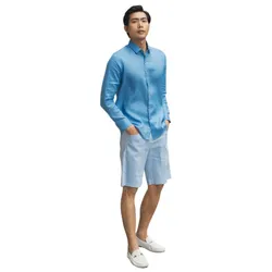 Quần Short Nam F2 Fashion & Freedom Linen SN28-X-S-0319 Màu Xanh Size S