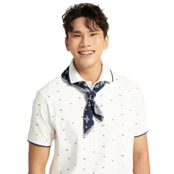 Áo Thun Nam F2 Fashion & Freedom Cotton Casual Menswear Pattern TC395-TRẮNG HT MÀU-S-0124 Màu Trắng Size S
