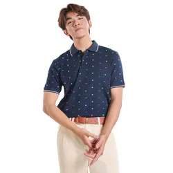 Áo Thun Nam F2 Fashion & Freedom Cotton Multicolor Casual Menswear TC395-XHTNM-S-0424 Xanh Họa Tiết Nhiều Màu Size S