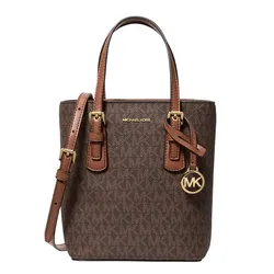 Túi Đeo Vai Nữ Michael Kors MK Extra Small Convertible Voyager Shoulder Bag 35F6GV6C0B Màu Nâu