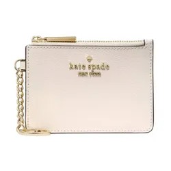 Ví Nữ Kate Spade Key Ring Card Holder Màu Trắng