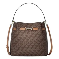 Túi Đeo Chéo Michael Kors&nbsp;MK Carson Medium Signature Logo Convertible Bucket 35R6G2ZS6B Màu Nâu