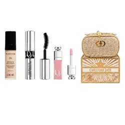 Set Trang Điểm Dior Forever 0N + DiorShow Iconic Overcurl + Dior Addict Lip Maximizer + Kèm Túi