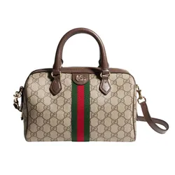 Túi Xách Tay Nữ Gucci&nbsp;Ophidia Medium Boston Bag ‎‎836825 FAE0J 9867 Màu Be Nâu