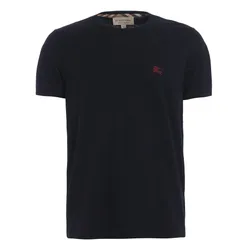 Áo Phông Nam Burberry Embroidered Logo T-Shirt Màu Đen Size S