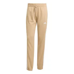Quần Dài Nữ Adidas Essentials 3-Striped Fishbone Knit Fabric Ribbed Cuff Pants JX7661 Màu Nâu Size XS