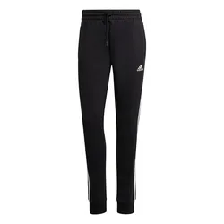 Quần Dài Nữ Adidas Essentials 3-Striped Fishbone Knit Fabric Ribbed Cuff Pants IC8770 Màu Đen Size S
