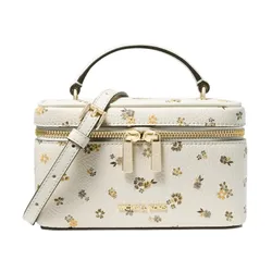 Túi Đeo Chéo Nữ Michael Kors MK Vivi Small Floral Printed Vanity Crossbody Bag 35F6GVFC1I Màu Trắng