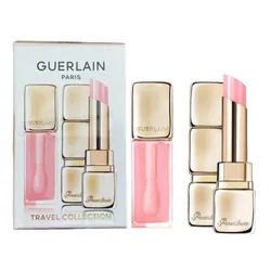 Set 2 Son Dưỡng Guerlain Kisskiss Bee Glow 258 Rose Glow Màu Hồng Phấn