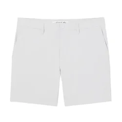 Quần Short Nam Lacoste Men's Slim Fit Commuter Shorts FH3014 ACZ Màu Xám Nhạt&nbsp;Size 30