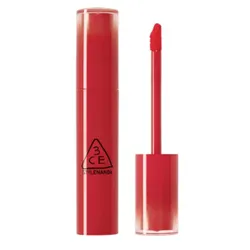 Son Bóng 3CE Lazy Pop Lip Stain Tint Luztic Màu Đỏ Cherry 4.5g