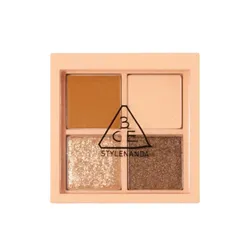 Bảng Phấn Mắt 3CE Multi Eye Color Palette Tone Almond Fudge Mini 4 Ô Màu 3.2g
