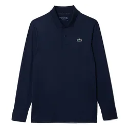 Áo Polo Dài Tay Nam Lacoste Long Sleeve Ultra Dry Jersey Golf Shirt DH2615-423 Màu xanh Navy Size 3