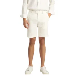 Quần Short Nam F2 Fashion & Freedom Linen SN17-T-28 Màu Trắng Size 28