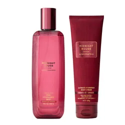 Combo Xịt Thơm Toàn Thân Bath & Body Works Midnight Rouge 236ml + Kem Dưỡng Thể Body Cream 226g