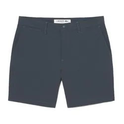 Quần Short Nam Lacoste Men's Slim Fit Commuter FH3014-S5T Màu Xám Đậm Size 30