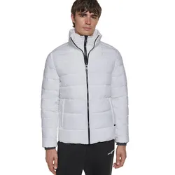 Áo Khoác Nam Karl Lagerfeld Lightweight Puffer Jacket C0332 - WHT Màu Trắng Size S