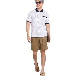 Quần Short Nam F2 Fashion & Freedom Linen Tender Drit SN40-BE-S-1124 Màu Be Nâu Size S