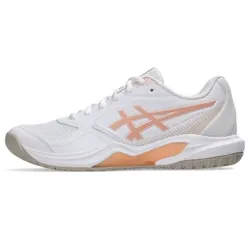 Giày Thể Thao Nữ Asics Gel-Dedicate 9 1042A316.100 Màu Trắng Phối Cam Size 9