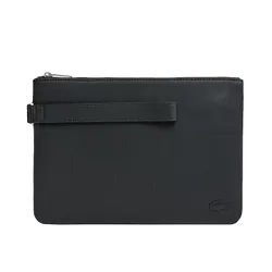 Túi Cầm Tay Nam Lacoste Zip-Closure Pouch With Wrist Strap NH5082 - 000 Màu Đen