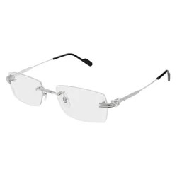 Kính Mắt Cận Nam Cartier CT0578O 002 Màu Bạc