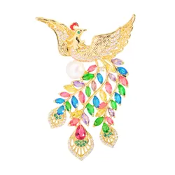 Cài Áo Nữ Meri Regal Phoenix BR121 Màu Vàng Gold
