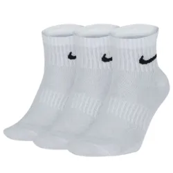 Tất Unisex Nike ED LTWT Ankle 3P 132 SX7677-100 Màu Trắng Size L