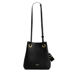 Túi Đeo Chéo Nữ Coach Jade Drawstring Pouch Brass/ Black Màu Đen