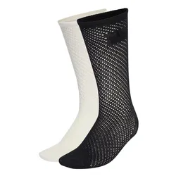 Set 2 Đôi Tất Nữ Adidas Crochet Crew Socks KD8398 Màu Đen/Trắng Size XS