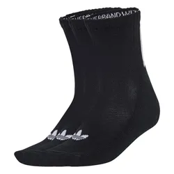 Set 3 Đôi Tất Unisex Adidas 3S 1/4 Socks 3P JV7426 Màu Đen Size S