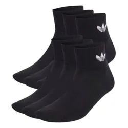 Set 6 Đôi Tất Unisex Adidas Mid Ankle Socks 6 Pairs Màu Đen Size S