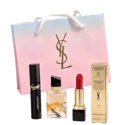 Set Nước Hoa Nữ Yves Saint Laurent YSL x Sephora Beauty Insider EDP + Son RM Rouge Muse + Chuốt Mi Lash Clash (4 Món)