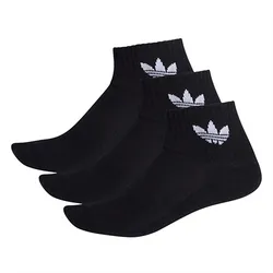 Set 3 Đôi Tất Adidas Mid Calf Socks FM0643 Màu Đen Size S