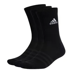 Set 3 Đôi Tất Cổ Cao Adidas Cushion 3 Pairs Crew Ankle Socks IC1310 Màu Đen Size S