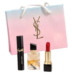 Set Nước Hoa Nữ Yves Saint Laurent YSL x Sephora Beauty Insider EDP + Son RM Rouge Muse + Chuốt Mi Lash Clash (4 Món)