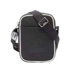 Túi Đeo Chéo Unisex Lacoste Club 1930 Petit Piqué Effect Vertical Satchel NU4964 - K46 Màu Đen