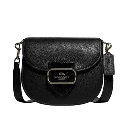 Túi Đeo Chéo Nữ Coach Morgan Saddle Bag Black CG470 Màu Đen