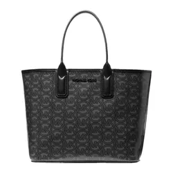 Túi Tote Nữ Michael Kors MK Jodie Small Logo Jacquard Tote Bag 35H1T2JT1C Màu Đen