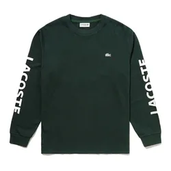 Áo Nỉ Nam Lacoste Loose Sleeve Print Long TH6375 - AFK Màu Xanh Lá Size 2