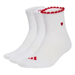 Set 3 Đôi Tất Cao Cổ Nữ Adidas Graphic KQ5946 Màu Trắng Size XS