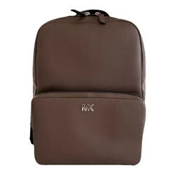 Balo Nam Michael Kors MK Leather Backpacks For Men Màu Nâu