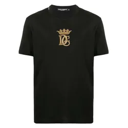 Áo Phông Nam Dolce & Gabbana D&G Logo Crown T-Shirt G8JX7Z-G7WDC Màu Đen Size 46