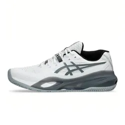 Giày Tennis/Pickleball Nam Asics Gel-Resolution X Padel 1041A492.100 Màu Trắng Xám Size 42.5