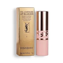 Son Kem Và Má Hồng Yves Saint Laurent YSL Lovenude Lip Blusher 1 Undressed Pink Màu Nude Hồng Đào Mini 1g