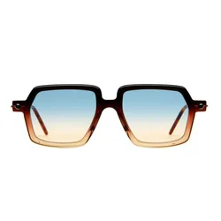 Kính Mắt Unisex Kuboraum P6 BS Màu Đen Nâu