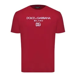 Áo Phông Nam Dolce & Gabbana D&G Milano Màu Đỏ Size 44