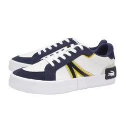 Giày Thể Thao Nam Lacoste L004 Leather Colourblock Trainers 746CMA0013 Màu Trắng Phối Xanh