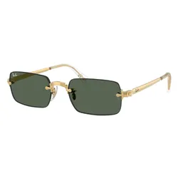 Kính Mát Unisex Rayban 0RB3928 001/71 Màu Vàng Xanh Lục Đậm