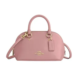 Túi Đeo Chéo Nữ Coach Lara Mini Satchel Bag Pink Petal CEA01 Màu Hồng
